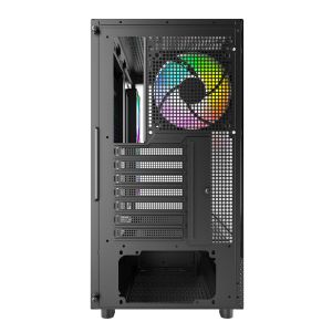 Montech Case ATX - XR (B) - 3 x 120 mm ARGB Fans, USB-C, Black