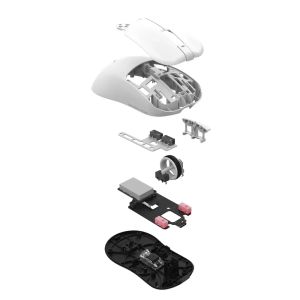 VGN Wireless Gaming Mouse F1 PRO MAX DRAGONFLY - 1K (4K compatible), Kailh Black Gold Mamba Switches, White