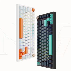 VGN Wireless Gaming Mechanical Keyboard - N75 PRO Caribbean Blue - Kailh Vaporwave Switches, RGB