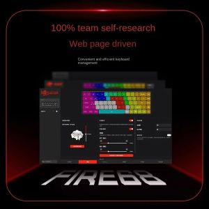 Madlions Professional Gaming Mechanical Keyboard FIRE 68 ULTRA - 8K, Gateron Magnetic Jade Switches - Black