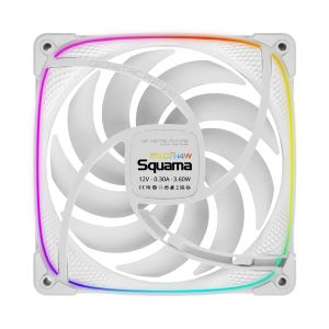 Geometric Future Комплект вентилатори Fan Pack 3-in-1 140 mm, Reversed - Squama 2503RW-14 White
