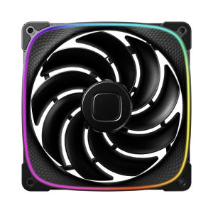 Geometric Future Комплект вентилатори Fan Pack 3-in-1 140 mm, Reversed - Squama 2503RB-14 Black