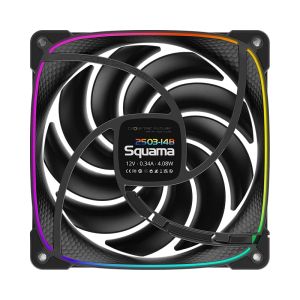 Geometric Future вентилатор Squama 2503B-14, 140mm, ARGB, Black