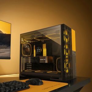 Geometric Future кутия Case EATX - Model 5 Vent Black - 5 x 140 mm aRGB fans included
