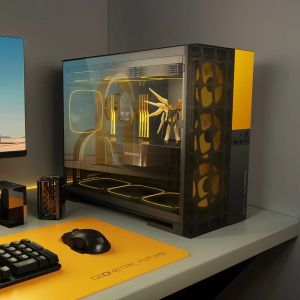Geometric Future кутия Case EATX - Model 5 Vent Black - 5 x 140 mm aRGB fans included