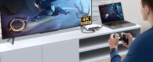 Orico Portable Docking station M.2 SATA/NVMe - HDMI, USB3.2-A x 2, USB-C (10Gbps) x 1,USB-C (PD100W), SD/TF - OM28P-G2-BK