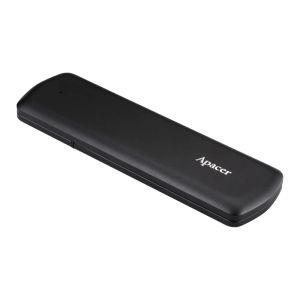 Apacer Portable SSD AS721 250GB USB-C 3.2 Gen 2/USB-A 3.2 Gen 1, Military-Grade, Shockproof, Black