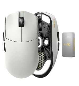 Lamzu професионална геймърска мишка MAYA X 8K - Wireless Gaming Mouse - Cloud Grey