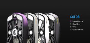 Lamzu професионална геймърска мишка MAYA X 8K - Wireless Gaming Mouse - Cloud Grey