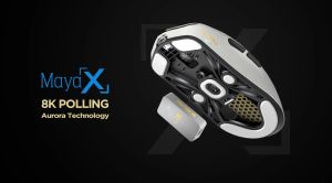 Lamzu професионална геймърска мишка MAYA X 8K - Wireless Gaming Mouse - Cloud Grey