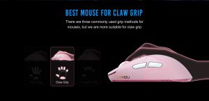 Lamzu професионална геймърска мишка ATLANTIS MINI [Champion Edition] 1K (8K compatible) - Wireless Gaming Mouse - Light Pink
