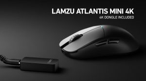 Lamzu професионална геймърска мишка ATLANTIS MINI 4K - Wireless Gaming Mouse - Charcoal Black