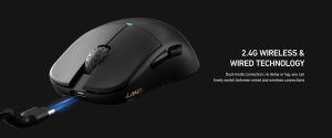 Lamzu професионална геймърска мишка ATLANTIS MINI 4K - Wireless Gaming Mouse - Charcoal Black