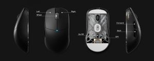 Lamzu професионална геймърска мишка ATLANTIS MINI 4K - Wireless Gaming Mouse - Charcoal Black
