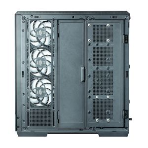 Zalman Case ATX - P50 DS Black - Digital Display, Addressable RGB