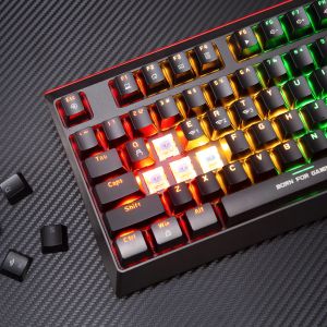 Marvo безжична механична геймърска клавиатура Wireless Gaming Mechanical keyboard Hecate 61WR Black - KG962W-R - Bluetooth 5.0, 63 keys