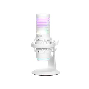 Marvo Геймърски микрофон Gaming USB Microphone Blast 60 White - MIC-07 WH - USB, RGB