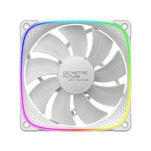 Ventilator Geometric Future Squama 2503R, Ventilator REVERSE, 120 mm, ARGB, Alb