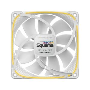 Ventilator Geometric Future Squama 2503R, Ventilator REVERSE, 120 mm, ARGB, Alb