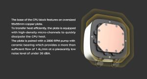 Geometric Future водно охлаждане Water Cooling - Eskimo Junior 36 Black - LGA1700/AM5