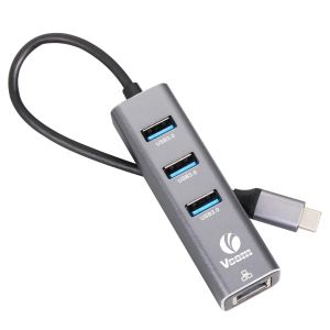 VCom Docking USB Type-C to USB3.0 x 3 + LAN - DH311B
