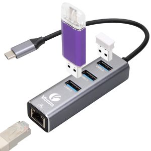 VCom Docking USB Type-C to USB3.0 x 3 + LAN - DH311B