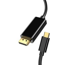 VCom Cable Type-C to DisplayPort - Black - CU422C-1.8m