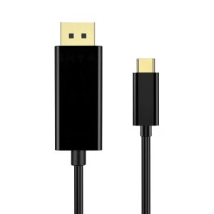 VCom Cable Type-C to DisplayPort - Black - CU422C-1.8m