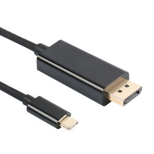VCom Cable Type-C to DisplayPort - Black - CU422C-1.8m