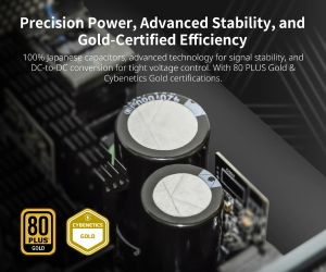 Montech TITAN GOLD 1000, PSU ATX3.0, 80 Plus Gold, Cybernetics Gold, Full Modular