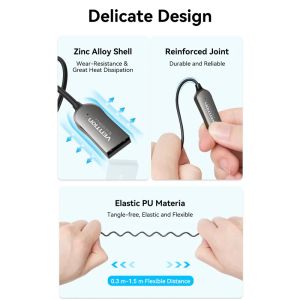 Vention Car Bluetooth 5.4 audio receiver USB, 3.5mm jack - NAIHG