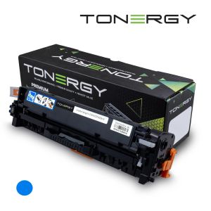 Cartuș de toner compatibil Tonergy HP 312A 304A 305A CF381A/CC531A/CE411A Cyan, capacitate standard 2,7k