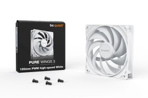 be quiet! вентилатор Fan 120mm - Pure Wings 3 120mm PWM high-speed White