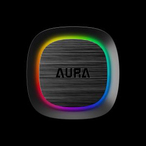 Gamdias Water Cooling 120mm - AURA GL120 v2 Black - aRGB