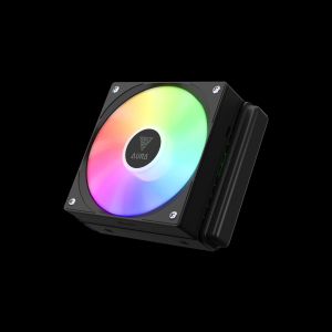 Gamdias Water Cooling 120mm - AURA GL120 v2 Black - aRGB