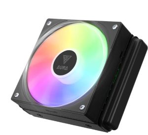 Gamdias Water Cooling 120mm - AURA GL120 v2 Black - aRGB