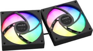 Gamdias Water Cooling 120mm - AURA GL120 v2 Black - aRGB