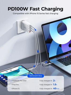 Orico Cable USB C-to-C PD 100W Charging 1.0m Black - CDX-100CC-BK