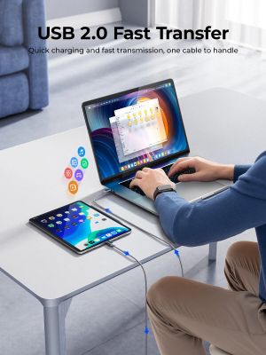 Orico Cable USB C-to-C PD 100W Charging 1.0m Black - CDX-100CC-BK
