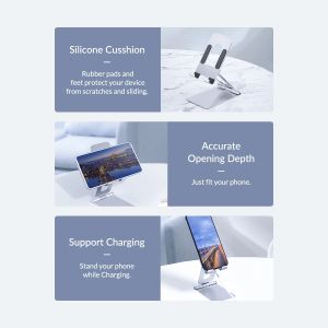Orico стойка за телефон или таблет за бюро Phone/Tablet Holder - LST-S1-SV-BP