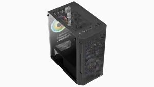 AeroCool кутия Case mATX - Trinity Mini-G-BK-v3 - 3 fans included, Tempered Glass