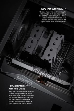Noctua Охладител CPU Cooler NH-D9L chromax.black - LGA1851/1700/1200/AM5