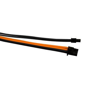 1stPlayer Custom Modding Cable Kit Black/Orange - ATX24P, EPS, PCI-e - BOR-001