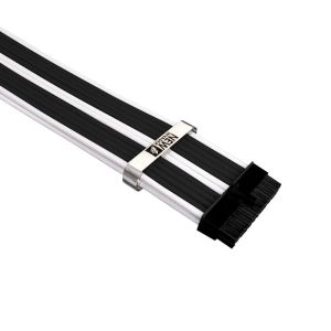 1stPlayer Custom Modding Cable Kit Black/White - ATX24P, EPS, PCI-e - BKW-001