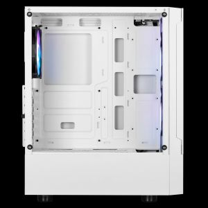 Gamdias Case ATX - TALOS E3 MESH White - aRGB, Tempered Glass