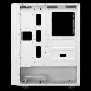Gamdias Case ATX - TALOS E3 MESH White - aRGB, Tempered Glass