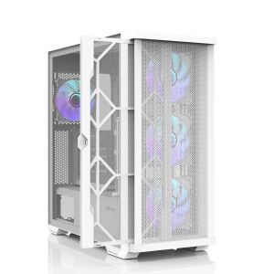 Zalman Case EATX - Z10 DUO White - Mesh/Tempered Glass