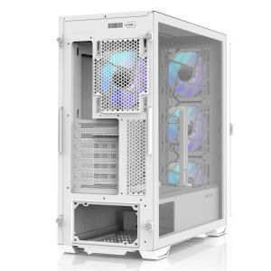 Zalman Case EATX - Z10 DUO White - Mesh/Tempered Glass