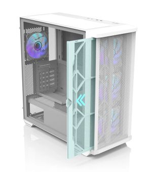 Zalman Case EATX - Z10 DUO White - Mesh/Tempered Glass
