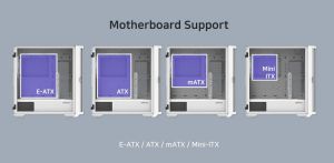 Zalman Case EATX - Z10 DUO White - Mesh/Tempered Glass